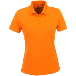 Ladies Wynn Golf Shirt Orange
